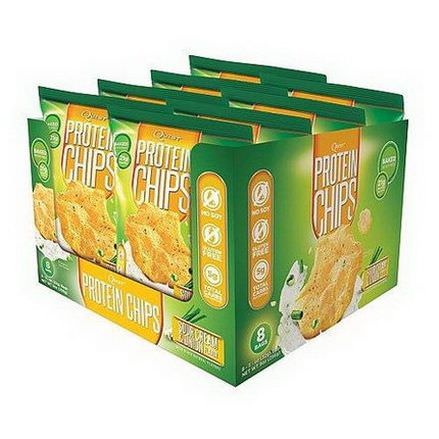 Quest Nutrition, Protein Chips, Sour Cream&Onion, 8 Bags 32g Each