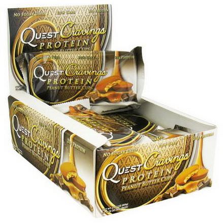 Quest Nutrition, Quest Cravings, Protein Peanut Butter Cups, 12 Packs 50g Each