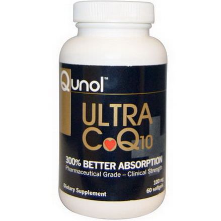 Qunol, Ultra CoQ10, 100mg, 60 Softgels