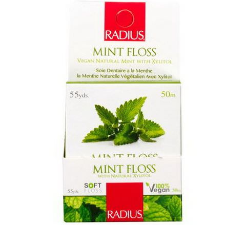RADIUS, Vegan Xylitol Mint Floss 50m