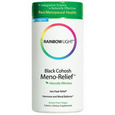 Rainbow Light, Black Cohosh Meno-Relief, 60 Tablets