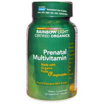 Rainbow Light, Certified Organics, Prenatal Multivitamin, 120 Veggie Caps