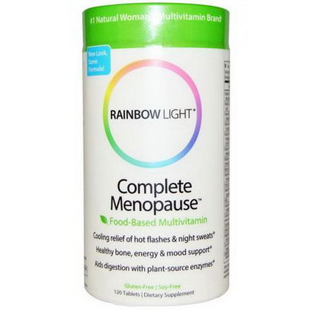 Rainbow Light, Complete Menopause Food-Based Multivitamin, 120 Tablets