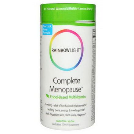 Rainbow Light, Complete Menopause, Food-Based Multivitamin, 60 Tablets