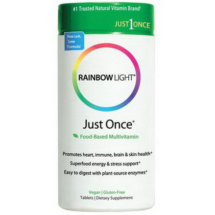 Rainbow Light, Just Once, Food-Based Multivitamin, 120 Tablets