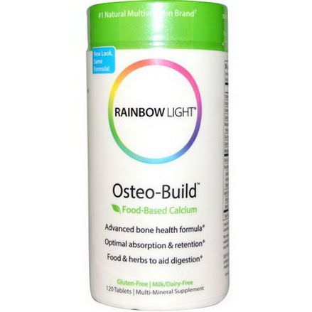 Rainbow Light, Osteo-Build, Food-Based Calcium, 120 Tablets
