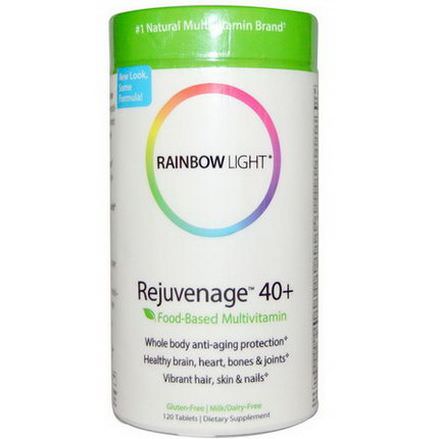 Rainbow Light, Rejuvenage 40+, Food-Based Multivitamin, 120 Tablets