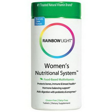Rainbow Light, Women's Nutritional System, Food-Based Multivitamin, 180 Tablets