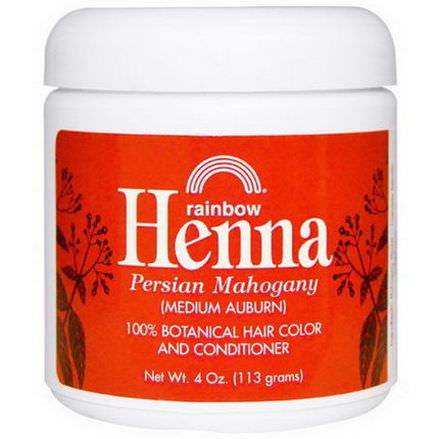 Rainbow Research, Henna, 100% Botanical Hair Color and Conditioner Medium Auburn 113g