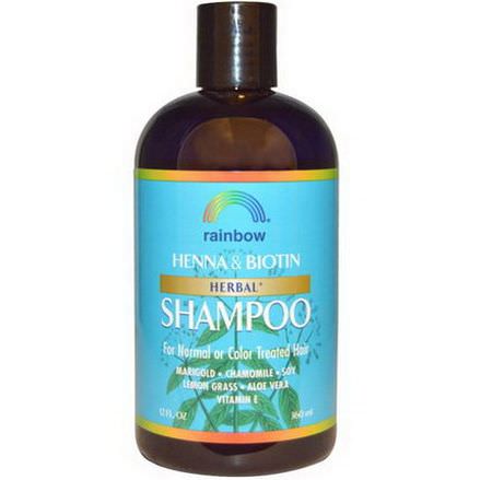 Rainbow Research, Henna&Biotin Herbal Shampoo 360ml