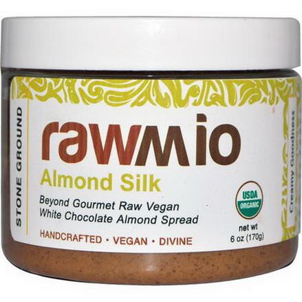 Rawmio, Almond Silk, White Chocolate Almond Spread 170g