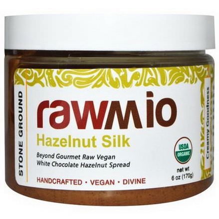 Rawmio, Hazelnut Silk, White Chocolate Hazelnut Spread 170g