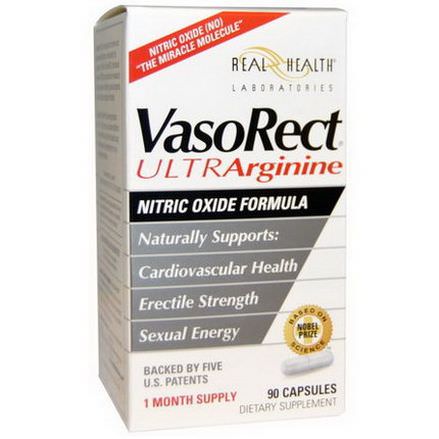 Real Health, VasoRect, ULTRArginine, 90 Capsules