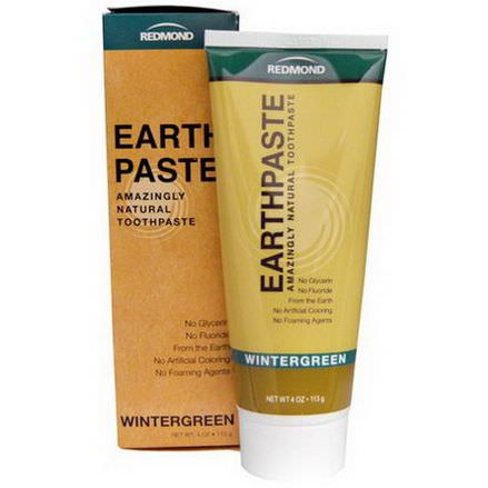 Redmond Trading Company, Earthpaste, Amazingly Natural Toothpaste, Wintergreen 113g
