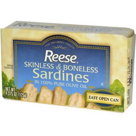 Reese, Skinless&Boneless Sardines in 100% Pure Olive Oil 125g