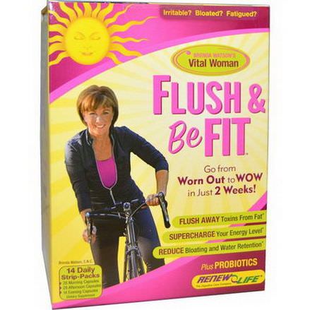 Renew Life, Flush&Be Fit, 14 Daily Strip-Packs