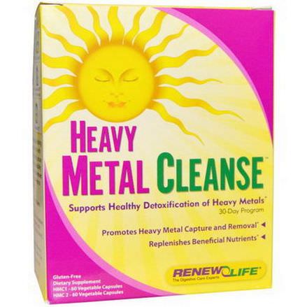 Renew Life, Heavy Metal Cleanse, 30-Day Program
