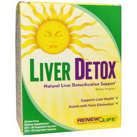 Renew Life, Liver Detox, 30 Day Program