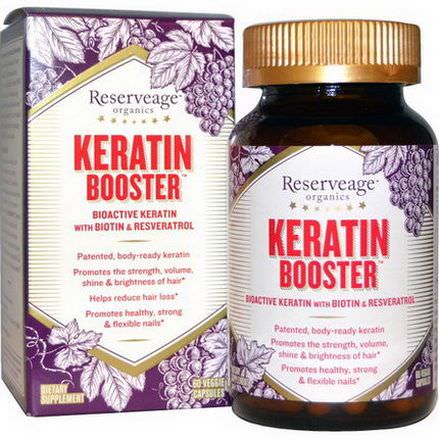 ReserveAge Nutrition, Keratin Booster, 60 Veggie Caps