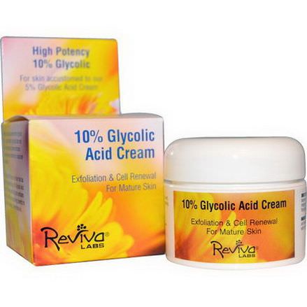 Reviva Labs, 10% Glycolic Acid Cream 42g