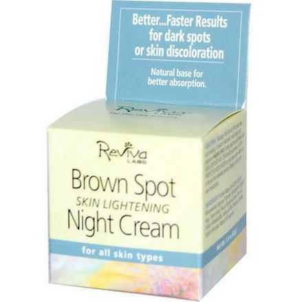 Reviva Labs, Brown Spot Skin Lightening Night Cream 42g