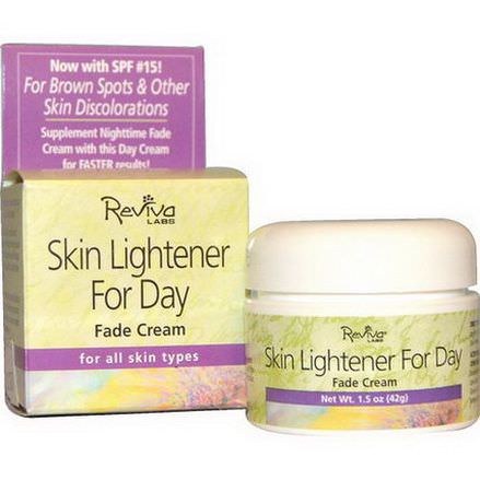 Reviva Labs, Skin Lightener For Day, Fade Cream 42g