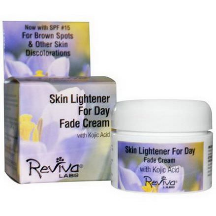Reviva Labs, Skin Lightener for Day Fade Cream, with Kojic Acid 42g