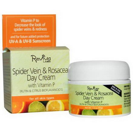 Reviva Labs, Spider Vein&Rosacea Day Cream, with Vitamin P 42g