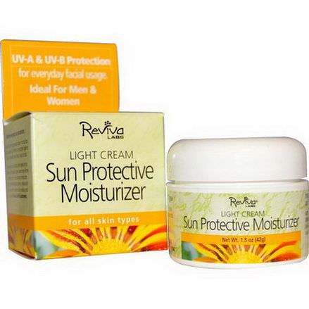 Reviva Labs, Sun Protective Moisturizer Light Cream 42g