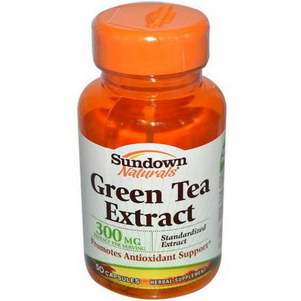 Rexall Sundown Naturals, Green Tea Extract, 50 Capsules