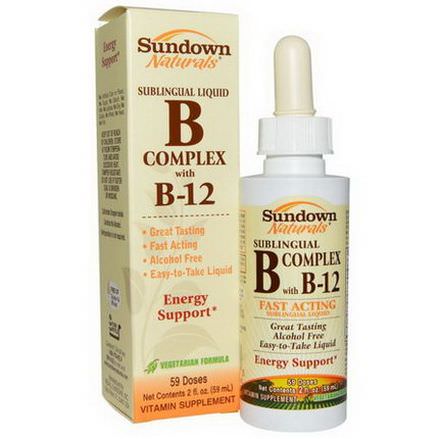Rexall Sundown Naturals, Sublingual Liquid B Complex with B-12 59ml
