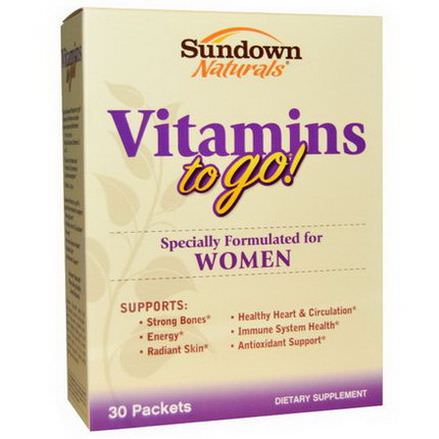 Rexall Sundown Naturals, Vitamins to Go! for Women, 30 Packets