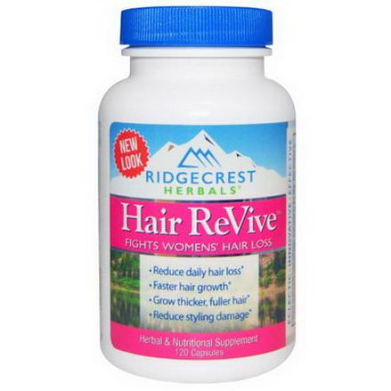 Ridge Crest Herbals, Hair ReVive, 120 Capsules