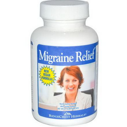 Ridge Crest Herbals, Migraine Relief, 60 Veggie Caps