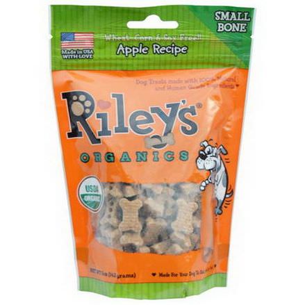 Riley's Organics, Dog Treats, Small Bone, Apple Recipe 142g