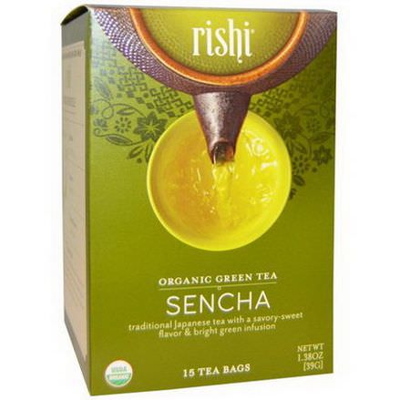 Rishi Tea, Organic Green Tea, Sencha 39g