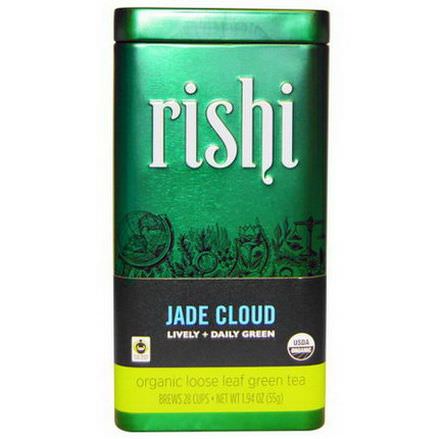 Rishi Tea, Organic Loose Leaf Green Tea, Jade Cloud 55g