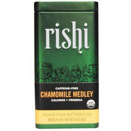 Rishi Tea, Organic Loose Leaf Herbal Tea, Chamomile Medley, Caffeine Free 30g