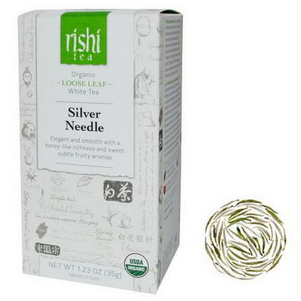 Rishi Tea, Organic Loose Leaf White Tea, Silver Needle 35g
