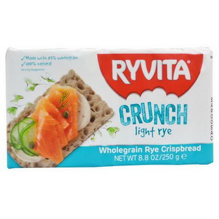 Ryvita, Wholegrain Rye Crispbread, Crunch Light Rye 250g