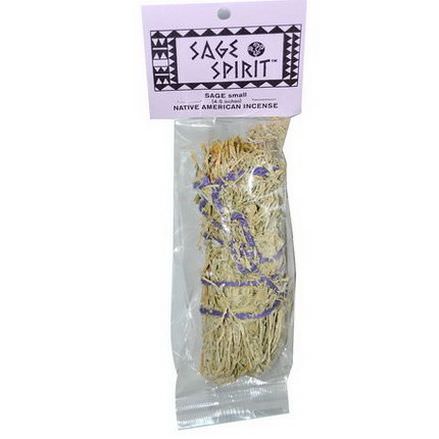 Sage Spirit, Native American Incense, Sage 4-5 Inches, 1 Smudge Wand