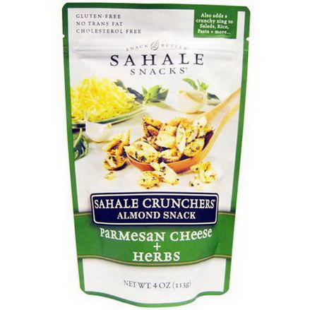 Sahale Snacks, Sahale Crunchers Almond Snack, Parmesan Cheese Herbs 113g