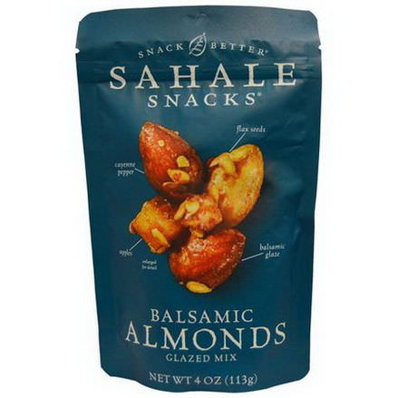 Sahale Snacks, Snack Better, Balsamic Almonds, Glazed Mix 113g