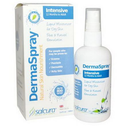 Salcura, DermaSpray, Natural Skin Nourishment, Intensive 100ml