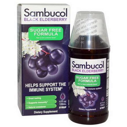 Sambucol, Black Elderberry, Sugar Free Formula Syrup 120ml