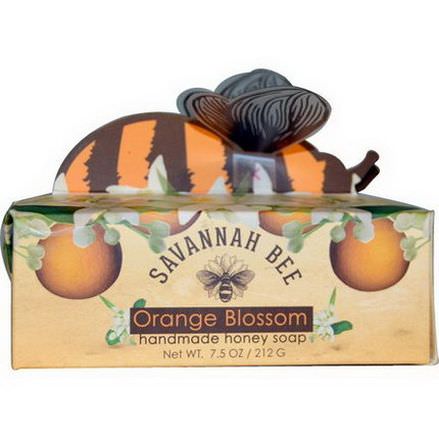 Savannah Bee Company Inc, Handmade Honey Soap, Orange Blossom 212g