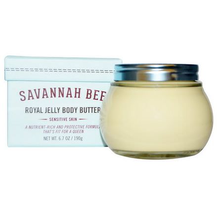 Savannah Bee Company Inc, Royal Jelly Body Butter, Sensitive Skin 190g