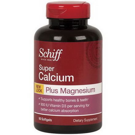 Schiff, Calcium Plus Magnesium, 100 Softgels
