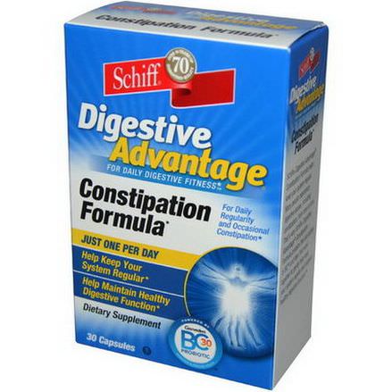 Schiff, Digestive Advantage, Constipation Formula, 30 Capsules