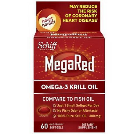 Schiff, MegaRed, Omega-3 Krill Oil, 60 Softgels